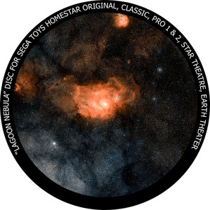 Redmark Diapositiva para planetario Homestar de Sega: nebulosa de la Laguna