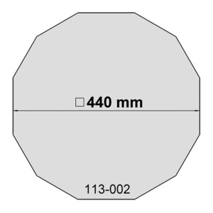 euro EMC Lámina filtrante Filtros solares de repuesto tamaño 13 AstroSolar