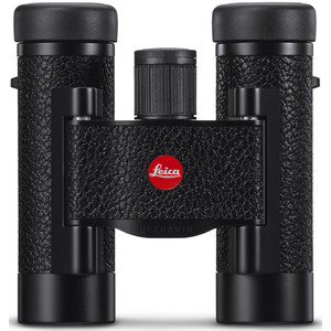 Leica Binoculares Ultravid 8x20 en cuero, de color negro