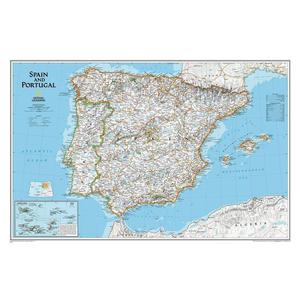 National Geographic Mapa España y Portugal