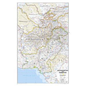 National Geographic Mapa Afghanistan, país en crisis