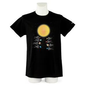 Omegon T-Shirt Camiseta de información sobre los planetas de en talla 3XL