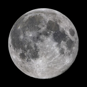 Oklop Póster Luna llena 50 cm x 70 cm