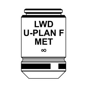 Optika objetivo IOS LWD U-PLAN F MET objective 50x/0.80, M-1174