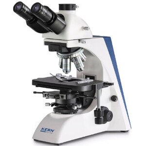 Kern Microscopio Trino InfPlan 4-InfPlanPH 10/20/40/100, WF10x20, 20W Hal, OBN 158