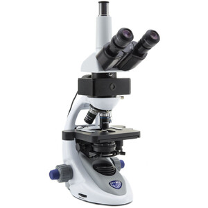 Optika Microscopio B-293LD1.50, LED-FLUO, N-PLAN IOS, W-PLAN 500x, blue filterset, trino