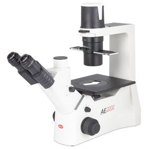 Motic Microscopio invertido AE2000 trino, infinity, 40x-200x, phase, Hal, 30W