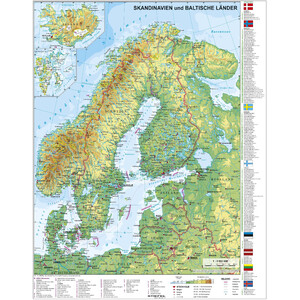 Stiefel Mapa estados bálticos y escandinavos