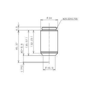 Evident Olympus objetivo CACHN10x IPC/0.25 (CACHN10XIPC-1-7)