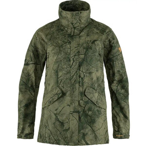 Fjällräven Chaqueta Forest Hybrid W, 626-625, camuflaje verde-verde laurel, L