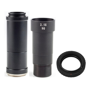 Motic Adaptador para cámaras Set 2,5x f. SLR, APS-C Sensor mit T2 Ring für Canon