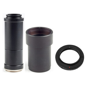 Motic Adaptador para cámaras Set (4x) f. Full Frame mit T2 Ring für Nikon