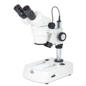 Motic Microscópio stereo zoom SMZ140-N2LED, bino, 10x/20, Al/Dl, LED 3W