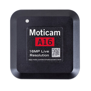 Motic Cámara A16, color, sCMOS, 1/2,3", 1,34 µm, 30 fps, 16 MP, USB 2.0