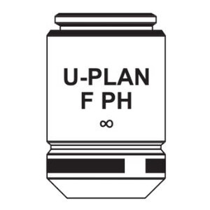 Optika objetivo IOS U-PLAN F (Semi-Apo) PH 4x/0.13, M-1320