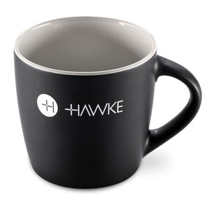 HAWKE Taza Black Coffee Mug