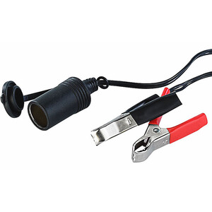 TS Optics Cables de alimentación Conector de red de a bordo/pinzas cocodrilo 12 V 8 A