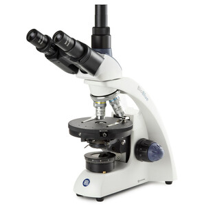 Euromex Microscopio Mikroskop BioBlue, BB.4241-P-HLED,trino, Pol, DIN, 40x-400x, 10x/18, LED, 1W