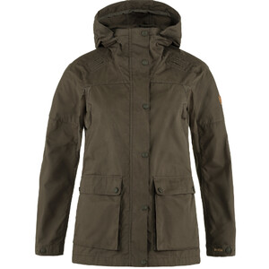 Fjällräven Chaqueta Forest Hybrid W, 633 Dark Olive, L
