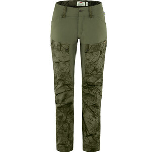 Fjällräven Pantalones Keb W Reg, 626-625 Verde camuflaje-Laurel Green, 42