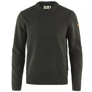 Fjällräven Jersey con cuello en V M, 633 Dark Olive, talla XXL