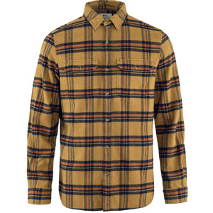 Fjällräven Camisa de franela gruesa Övik M, 232-215 Marrón alforfón-hoja de otoño, M