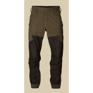 Härkila Pantalones de cuero Driven Hunt HWS, verde sauce/marrón sombra, talla 54