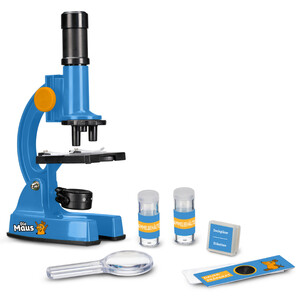 DieMaus Set de microscopio para niños con maletín incluido