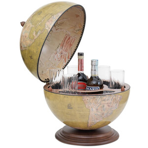Zoffoli living Globo minibar Giove Olive Green 40cm