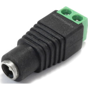 Pierro Astro Conector hembra de 5,5/2,1 mm a terminal de tornillo
