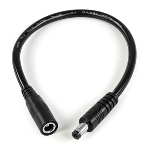 Omegon Cable Adapter 5,5-2,5 (hembra, pin) - 5,5-2,1 (macho)