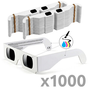 Omegon Gafas para eclipses solares OEM Solar Safe, 1000 unidades.