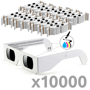 Omegon Gafas para eclipses solares OEM Solar Safe, 10 000 unidades.