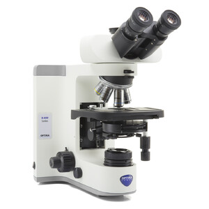 Optika Microscopio B-810DK, trino, HF, DF, infinity, plan, 40-1000x, LED