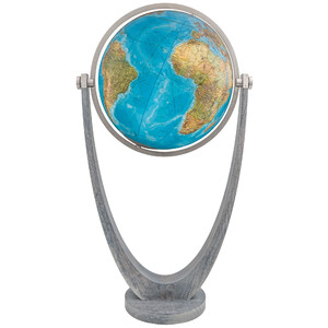 Columbus Globo terráqueo de pie Duo roble / acero inoxidable 60 cm