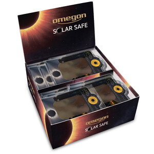 Omegon Filtros solares Solar Safe Easy Cam Filtro en expositor de 50 unidades