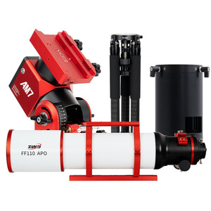 ZWO Refractor apocromático AP 110/766 FF110 AM7+PE200+TC40