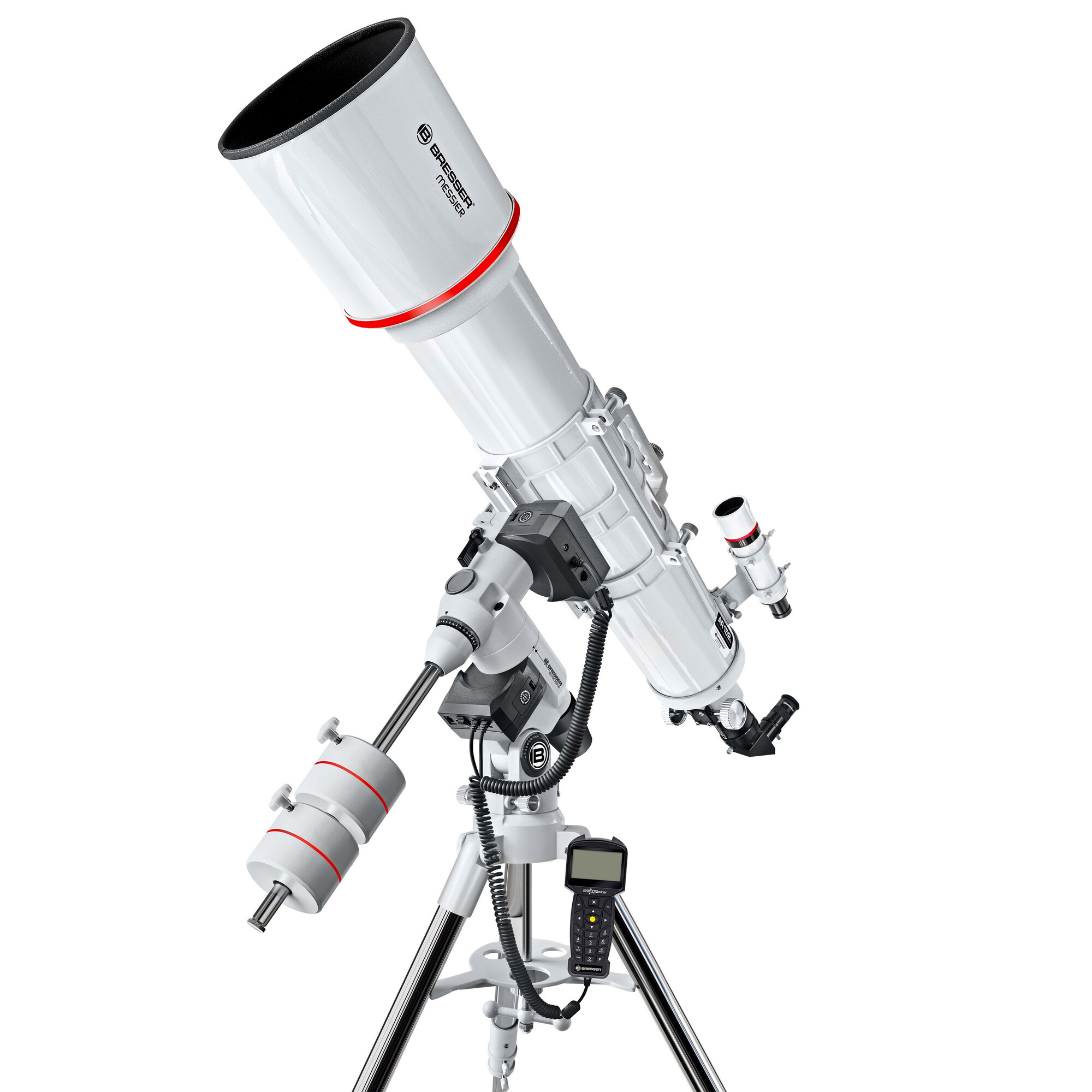 Telescopio Bresser Messier NT-203/1200 Con Montura EXOS-2, Espejo Parabólico De 203mm, Ideal Para Planetas Y Sol