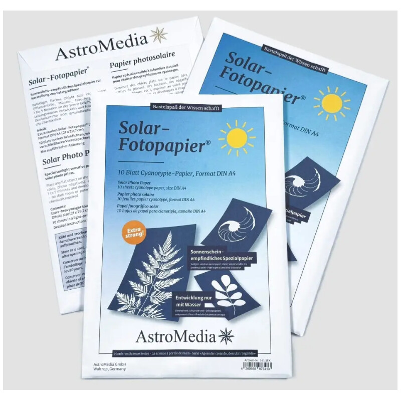 AstroMedia Kit Das Solar-Fotopapier DIN A4 10 Stück