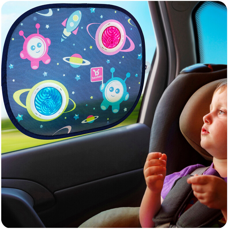 Benbat Viseras para el sol para coche para niños (44 x 38 cm), 2 unidades