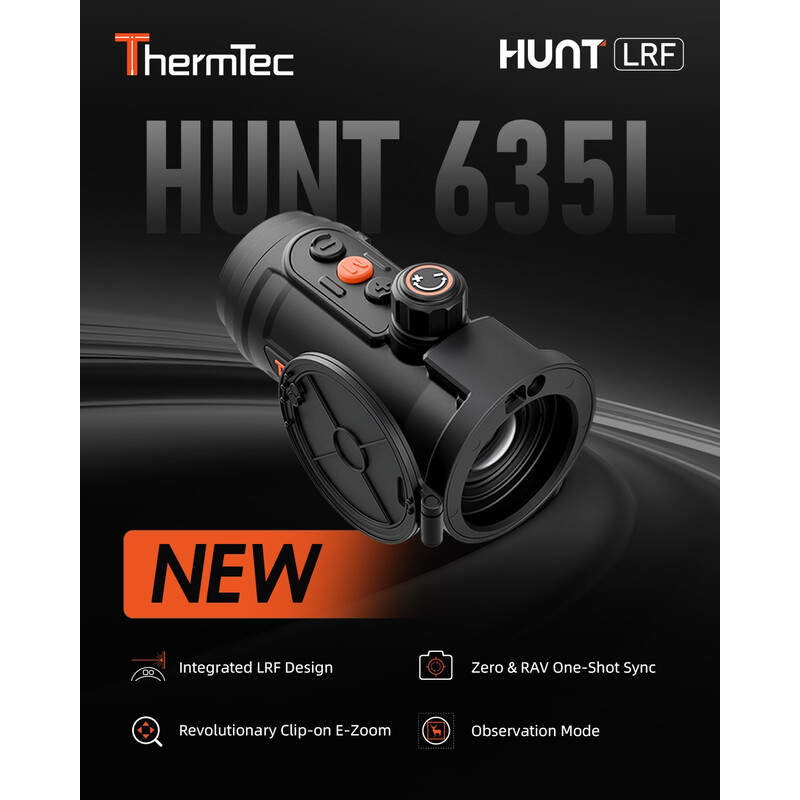 ThermTec Cámara térmica Hunt 635L Pro LRF