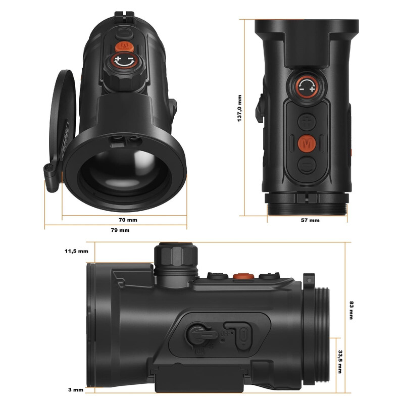 ThermTec Cámara térmica Hunt 635L Pro LRF