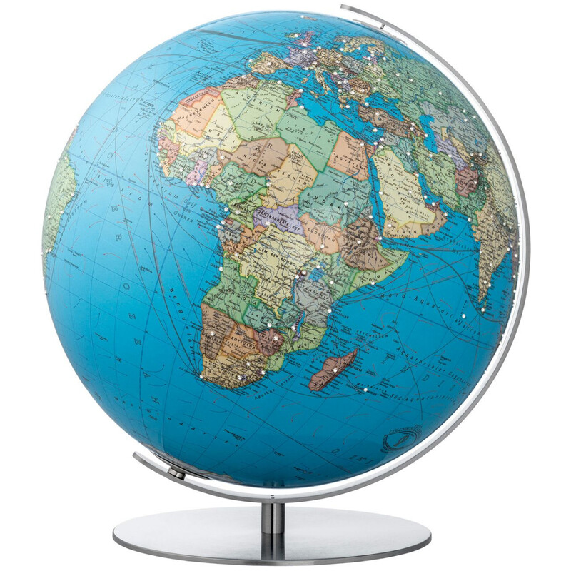 Columbus Globo terráqueo DUO Regent con piedras decorativas, 51 cm