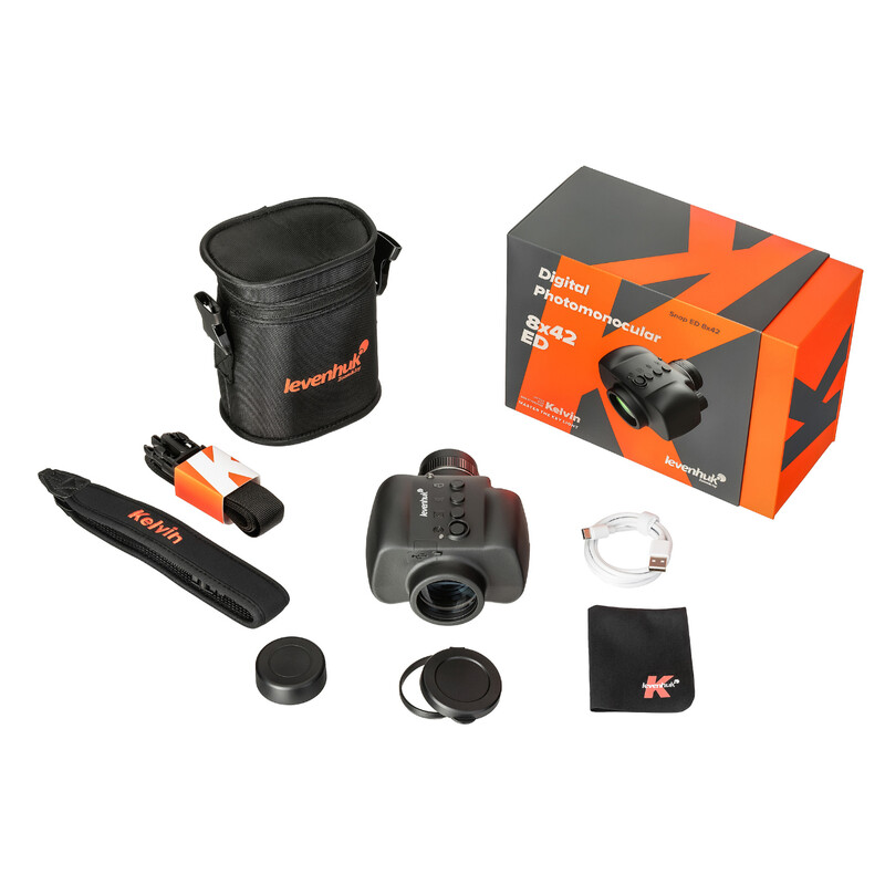 Levenhuk Monocular Monokular Kelvin Snap Digital ED 8x42