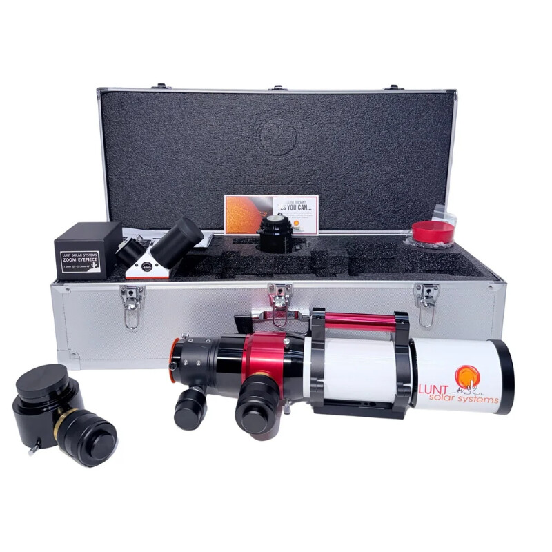 Lunt Solar Systems Telescopio solar ST 80/560 LS80MT Ha B1800 PT DS Premium Kit