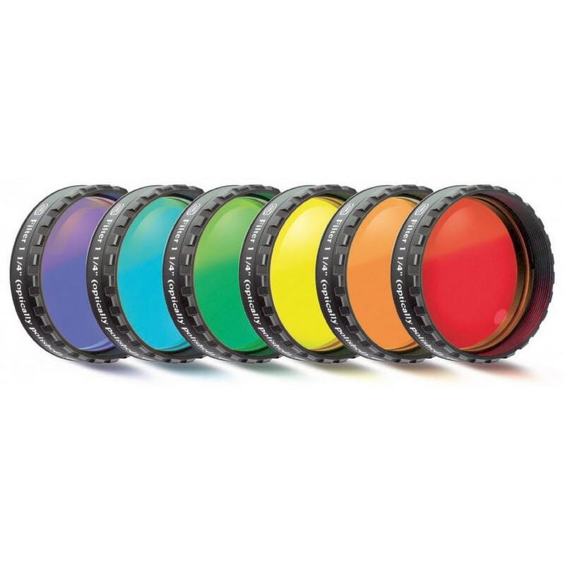 Baader Juego de filtros para oculares, 1,25", 6 colores (de pulido planóptico)