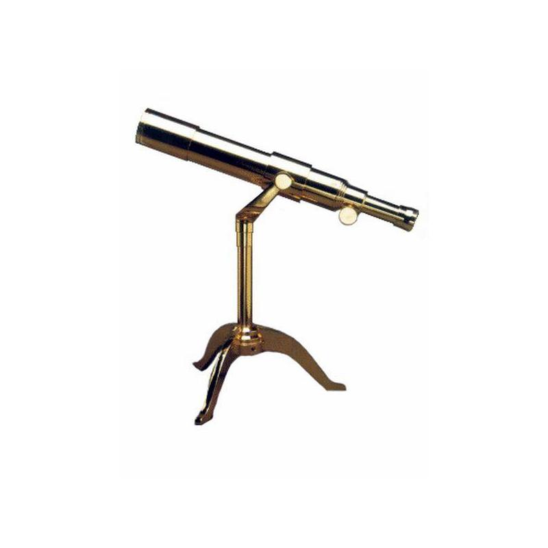 The Glass Eye Telescopio Newporter All Brass Table-Top