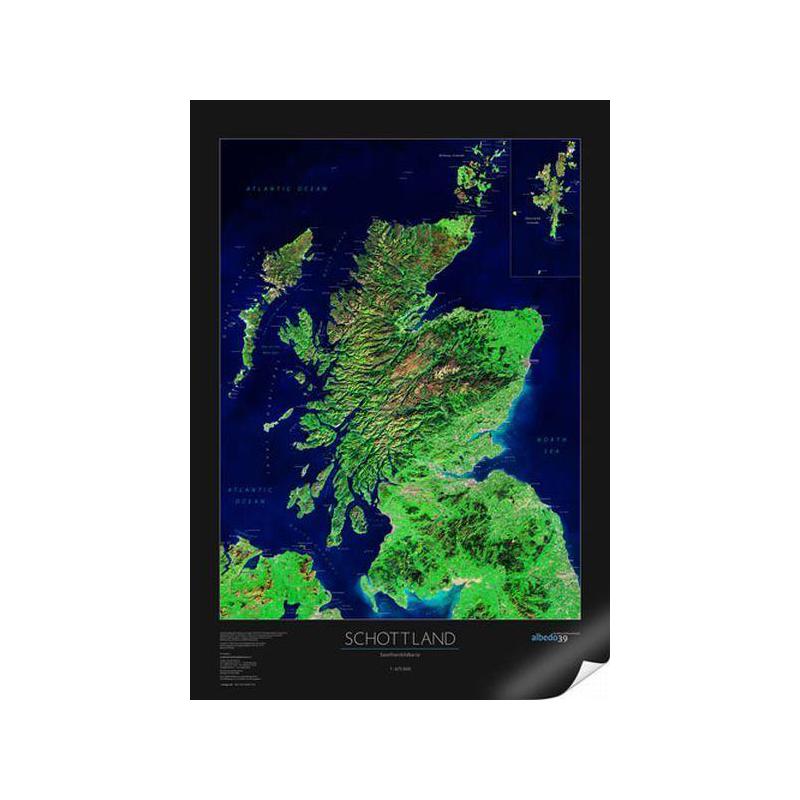 albedo 39 Mapa de Escocia