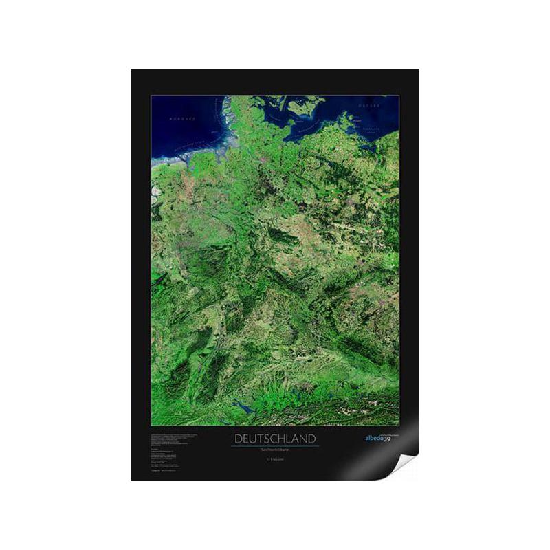 albedo 39 Mapa de satélite: Alemania