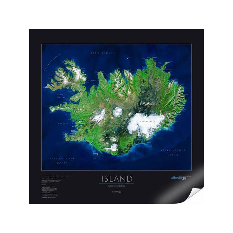 albedo 39 Mapa de Islandia